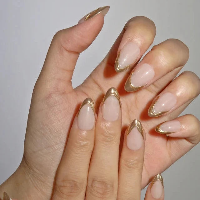 Goldie (Press-On Nails hechas a Mano)