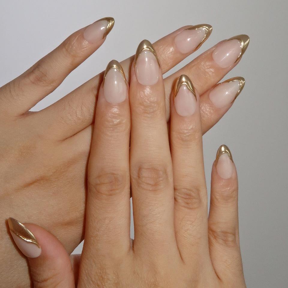 Goldie (Press-On Nails hechas a Mano)