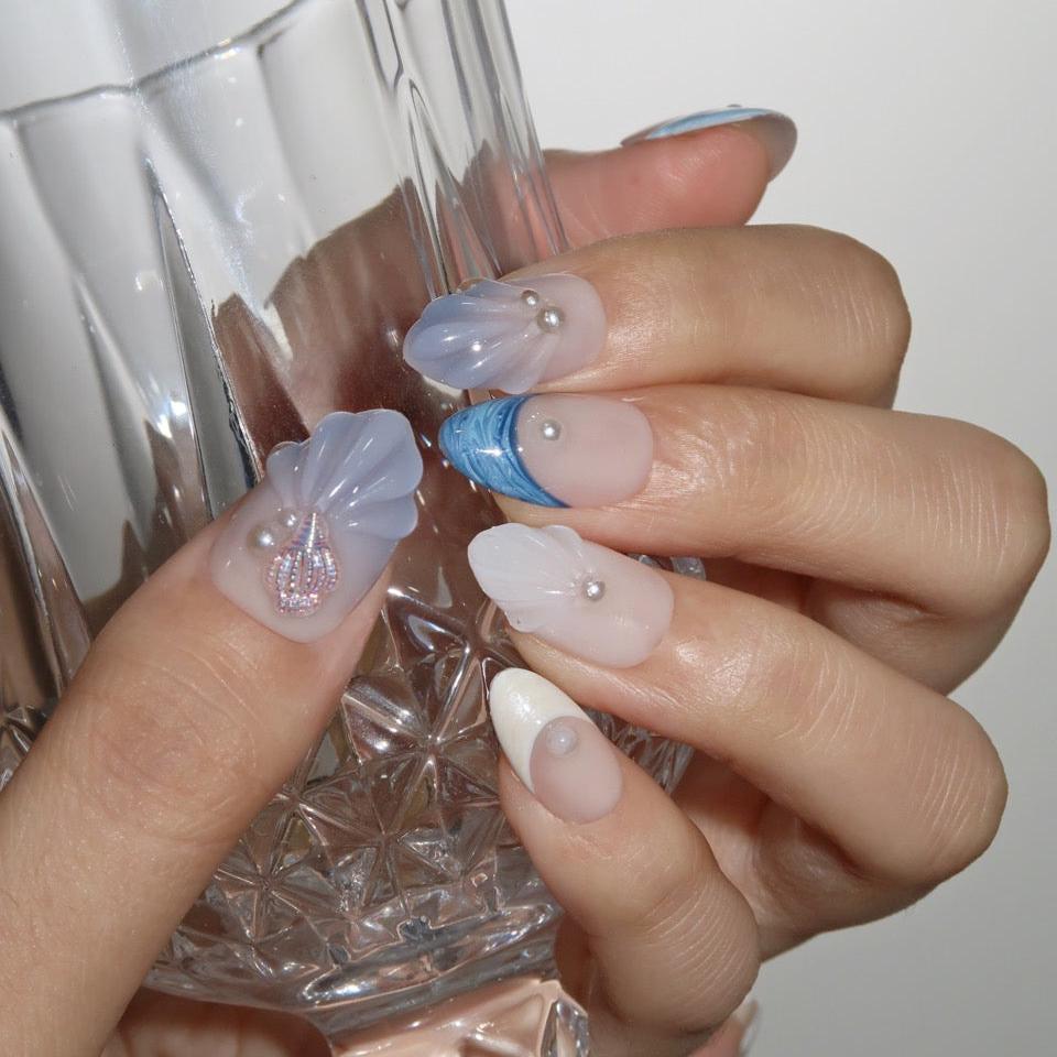 Oceana (Press-On Nails hechas a Mano)