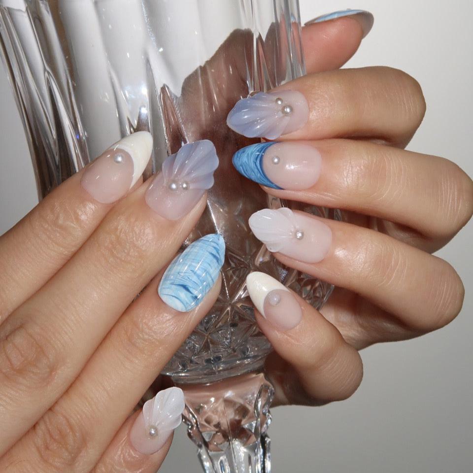 Oceana (Press-On Nails hechas a Mano)