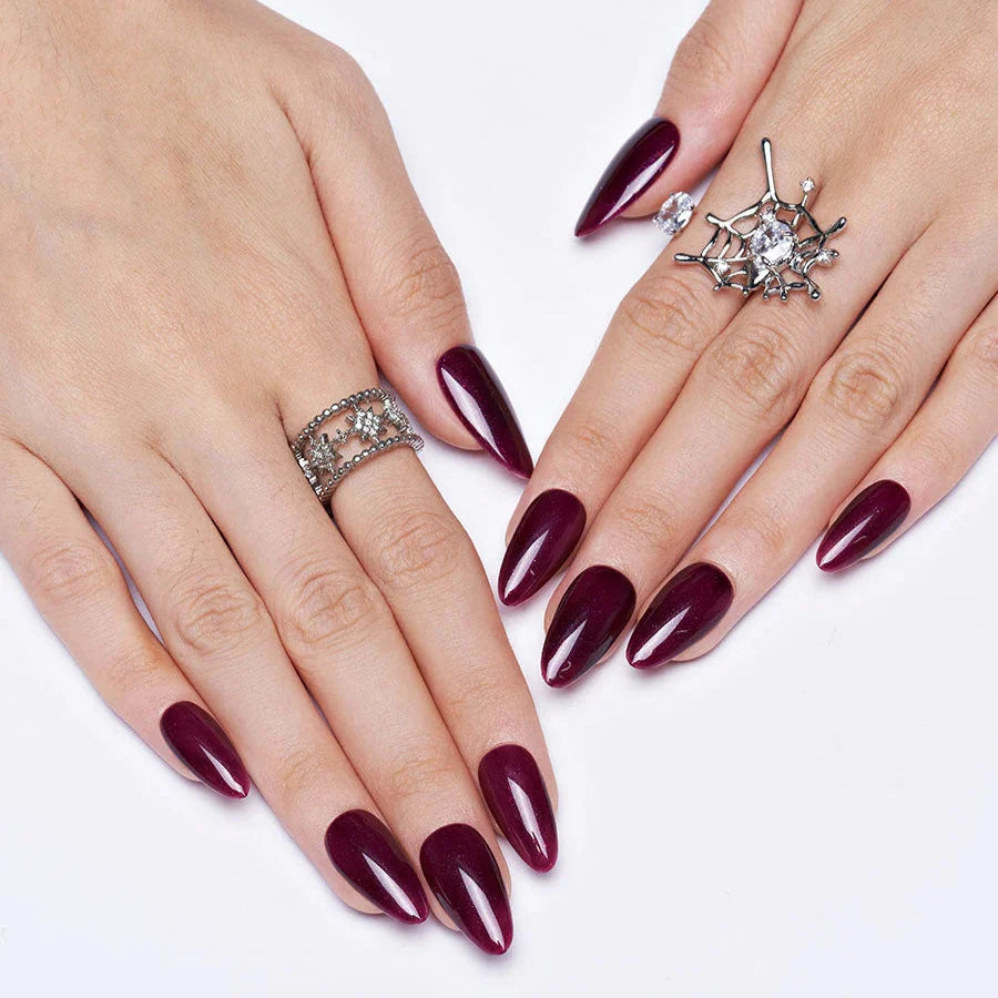 Mulberry (Press-On Nails hechas a Mano)