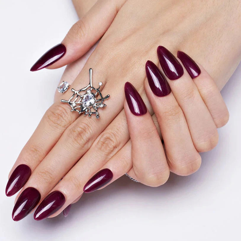 Mulberry (Press-On Nails hechas a Mano)