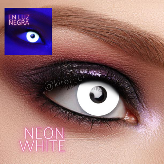 Neon White (Brillan en luz UV/Negra)